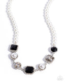 Paparazzi Dumbfounding Decadence - Black Necklace