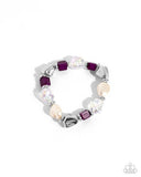 Paparazzi Frenetic Fantasy - Purple Bracelet