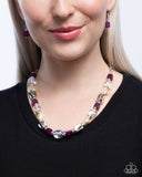 Paparazzi Frenetic Feeling - Purple Necklace