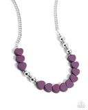 Paparazzi Malibu Motivation - Purple Necklace