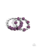 Paparazzi Malibu Moxie - Purple Bracelet