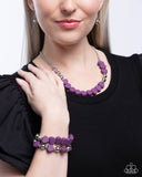 Paparazzi Malibu Motivation - Purple Necklace