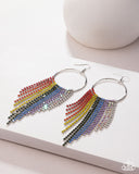 Paparazzi Streamlined Shimmer - Multi Earring