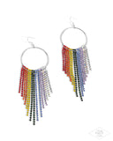 Paparazzi Streamlined Shimmer - Multi Earring