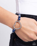 Paparazzi My Love, My Life - Blue Bracelet