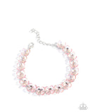 Paparazzi Floral First - Pink Bracelet