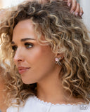 Paparazzi Positively Radiant - Pink Earring