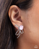Paparazzi Positively Radiant - Pink Earring