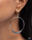Paparazzi Sassy Story - Silver Earring