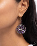 Paparazzi Cathedral Chic - Purple Earring