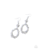Paparazzi Poppin Pizzazz - White Earring