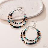 Paparazzi Audacious Arrangement - Black Earring