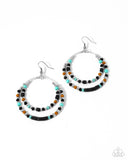 Paparazzi Audacious Arrangement - Black Earring