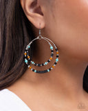Paparazzi Audacious Arrangement - Black Earring