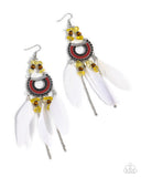 Paparazzi Serene Stage - Yellow Earring