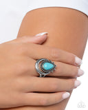 Paparazzi Tranquil Trinket - Blue Ring