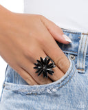 Paparazzi Sophisticated Shine - Black Ring