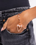 Paparazzi Emotional Eloquence - Copper Bracelet