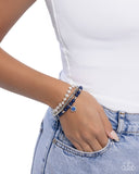 Paparazzi Testing the Waters - Blue Bracelet