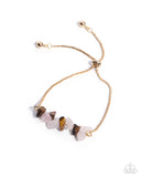 Paparazzi Conquering Canyon - Brown Bracelet