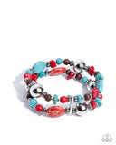 Paparazzi Heroic Harmony - Red Bracelet