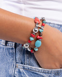 Paparazzi Heroic Harmony - Red Bracelet