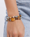 Paparazzi Heroic Harmony - Yellow Bracelet