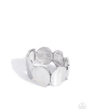 Paparazzi Longing for More - White Bracelet
