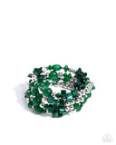 Paparazzi Worldwide Tour - Green Bracelet