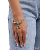 Paparazzi Luminescent Landing - Orange Bracelet