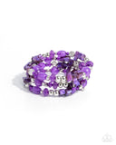 Paparazzi Worldwide Tour - Purple Bracelet
