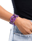 Paparazzi Worldwide Tour - Purple Bracelet