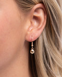 Paparazzi Adorable Ace - Gold Necklace