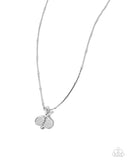 Paparazzi Adorable Ace - Silver Necklace