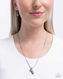Paparazzi Hole in One Haute - Silver Necklace