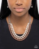 Paparazzi Promising Promenade - Brown Necklace