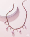 Paparazzi Shimmery Safeguard - Pink Necklace