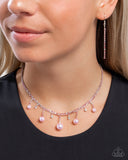 Paparazzi Shimmery Safeguard - Pink Necklace