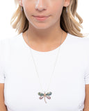 Paparazzi Dragonfly Defiance - Purple Necklace