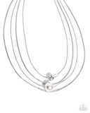 Paparazzi Phenomenal Pearls - White Necklace