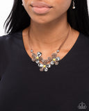 Paparazzi Woven Welcome - Yellow Necklace