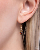 Paparazzi Drowning in Dazzle - Brown Necklace