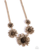 Paparazzi Sunflower Spring - Gold Necklace