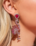 Paparazzi Flamingo Freestyle - Pink Earring