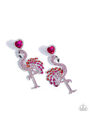 Paparazzi Flamingo Freestyle - Pink Earring