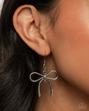 Paparazzi Coquette Candidate - Silver Earrings