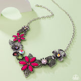 Paparazzi GARDEN My Sparkle - Pink Necklace