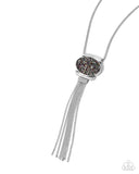 Paparazzi Chained Complication - Silver Necklace