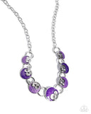 Paparazzi Blooming Bravado - Purple Necklace
