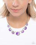 Paparazzi Blooming Bravado - Purple Necklace